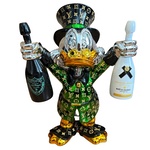 Dagobert Duck beeld, Lior24, Groen